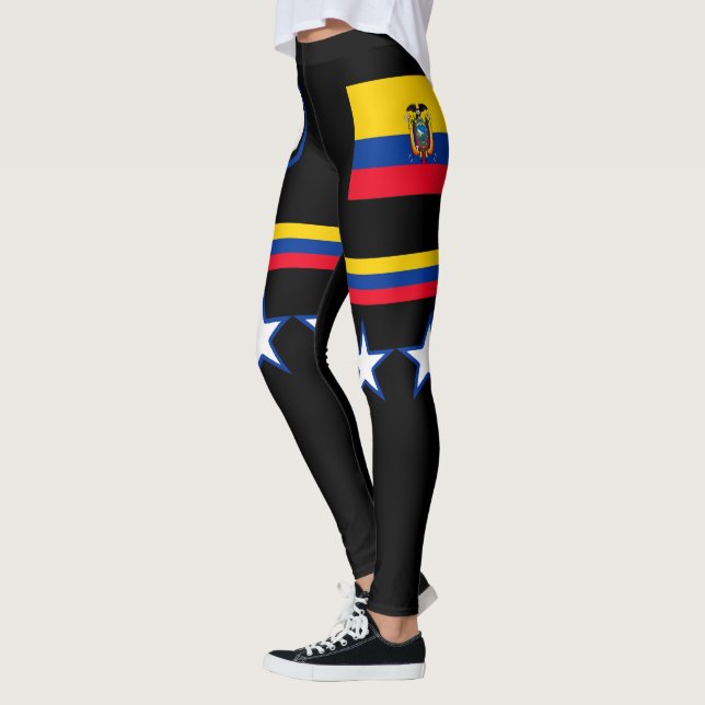 Leggings Drapeau de l'Équateur (Gauche)