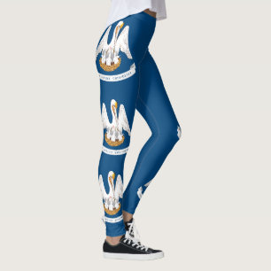 Leggings Drapeau de l'État de Louisiane