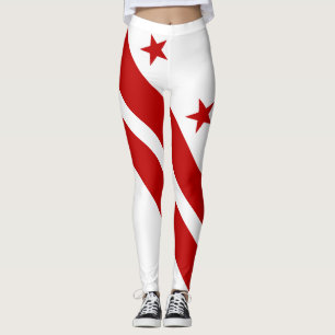 Leggings Drapeau de l'État de Washington DC