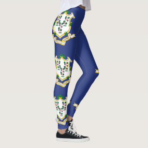 Leggings Drapeau de l'État du Connecticut