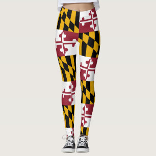 Leggings Drapeau de l'État du Maryland