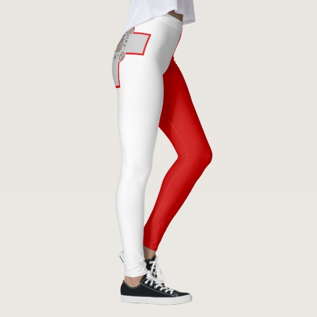 Leggings Drapeau de Malte Cool (Droite)