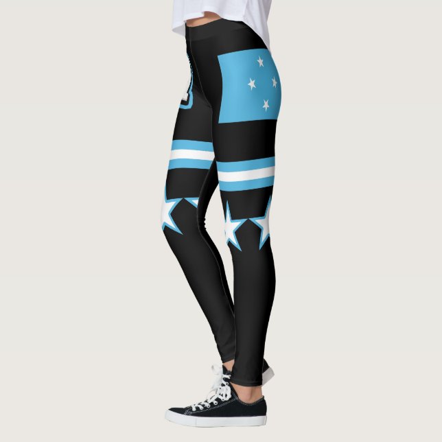 Leggings Drapeau de Micronésie (Gauche)