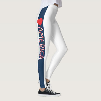 Leggings Drapeau de pays personnalisé sur le côté