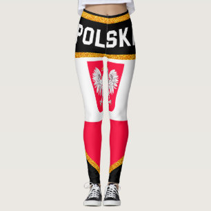 Leggings Drapeau de Pologne