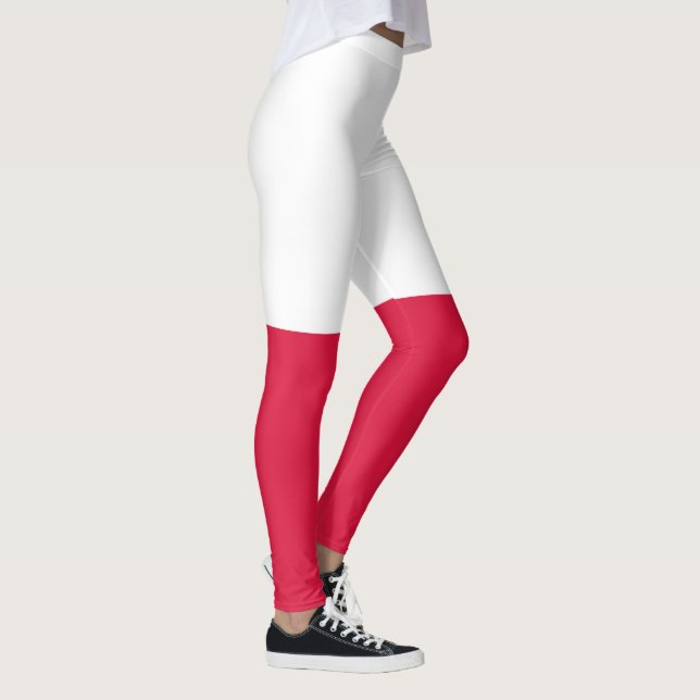 Leggings Drapeau de Pologne (Droite)