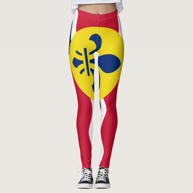 Leggings Drapeau de Saint-Louis, Missouri (Devant)