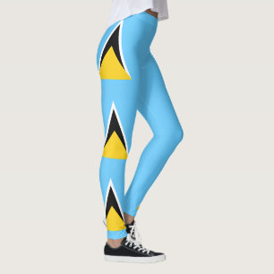 Leggings Drapeau de Sainte-Lucie