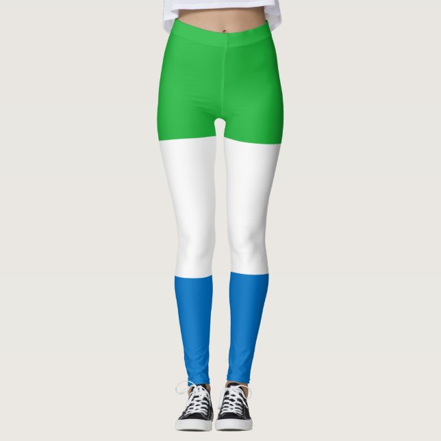 Leggings Drapeau de Sierra Leone (Devant)