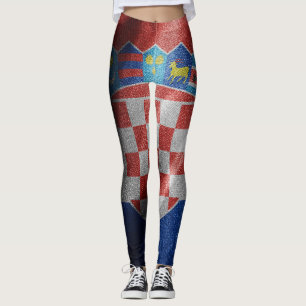 Leggings Drapeau de soie croate