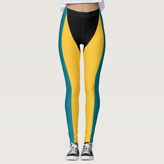 Leggings Drapeau des Bahamas (Devant)