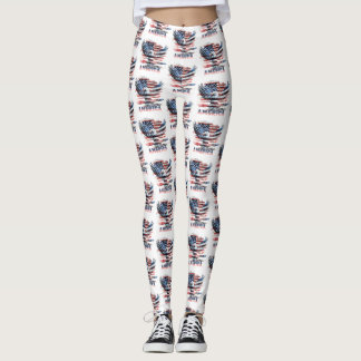 Leggings Drapeau des États-Unis. Amérique