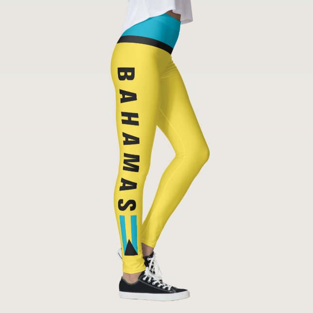Leggings Drapeau des guêtres | des Bahamas mini (Droite)