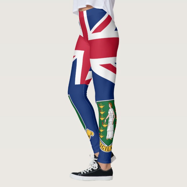 Leggings Drapeau des îles Vierges britanniques (Gauche)