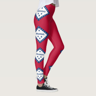 Leggings Drapeau d'État de l'Arkansas