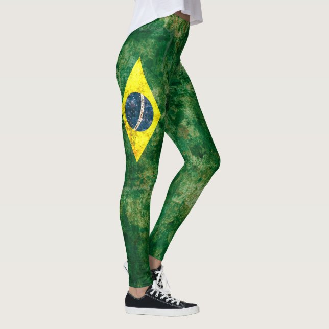 Leggings Drapeau du Brésil (Droite)