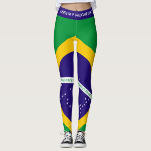 Leggings Drapeau du Brésil