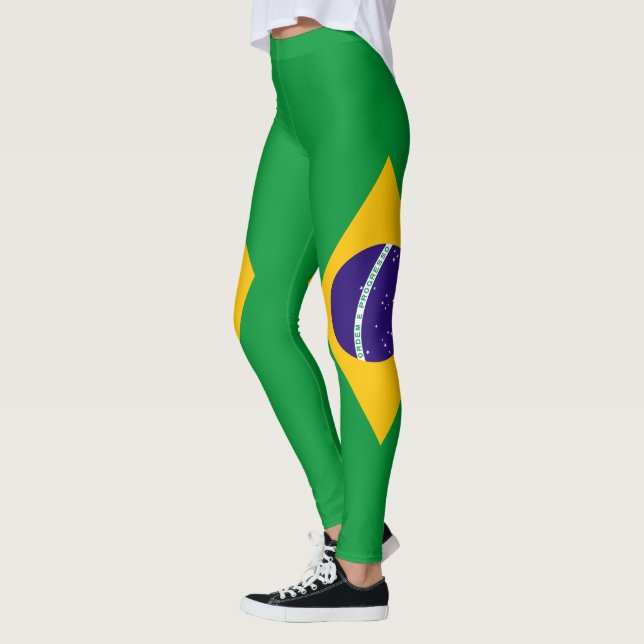 Leggings Drapeau du Brésil (Gauche)