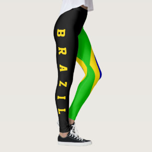 Leggings Drapeau du Brésil