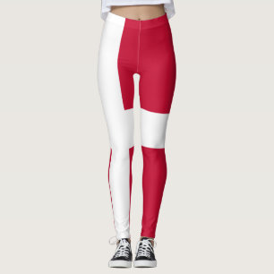 Leggings Drapeau du Danemark