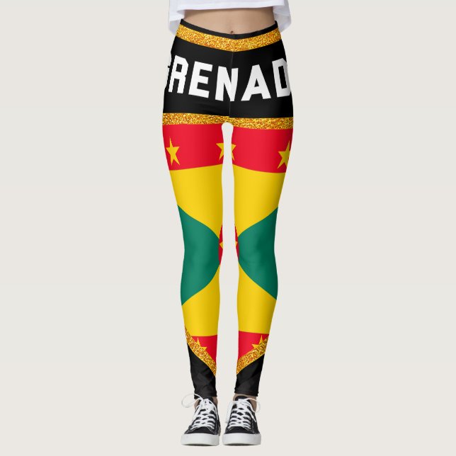 Leggings Drapeau du Grenada (Devant)