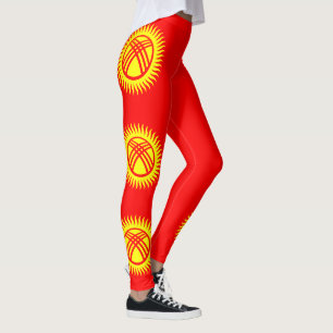 Leggings Drapeau du Kirghizistan