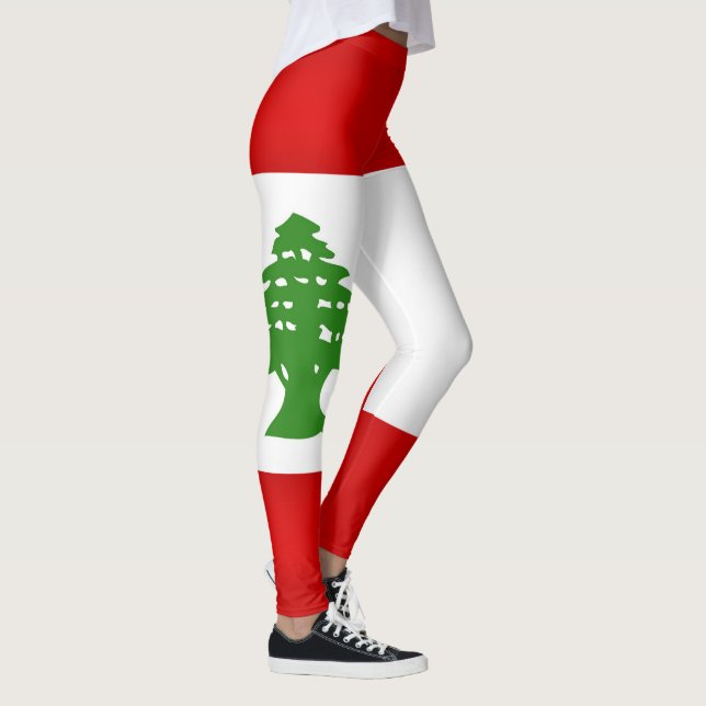 Leggings Drapeau du Liban Cool (Droite)