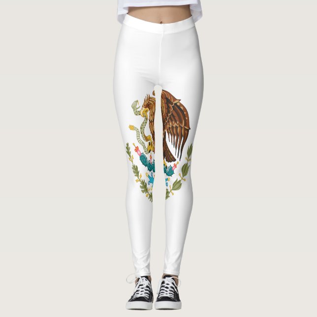 Leggings Drapeau du Mexique (Devant)