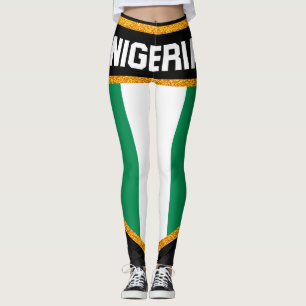 Leggings Drapeau du Nigéria