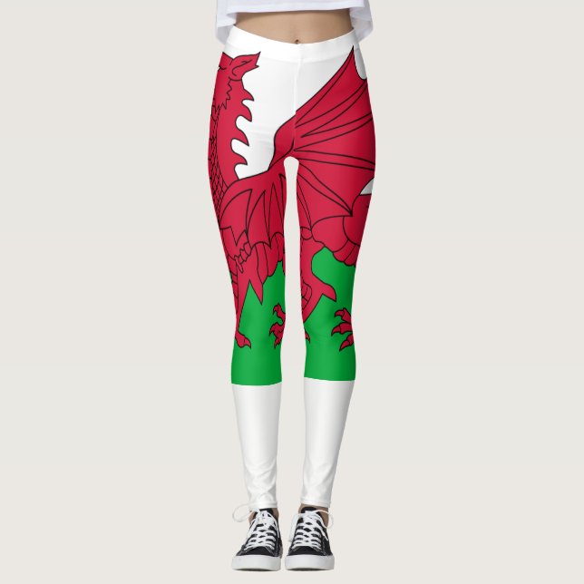 Leggings Drapeau du Pays de Galles (Devant)