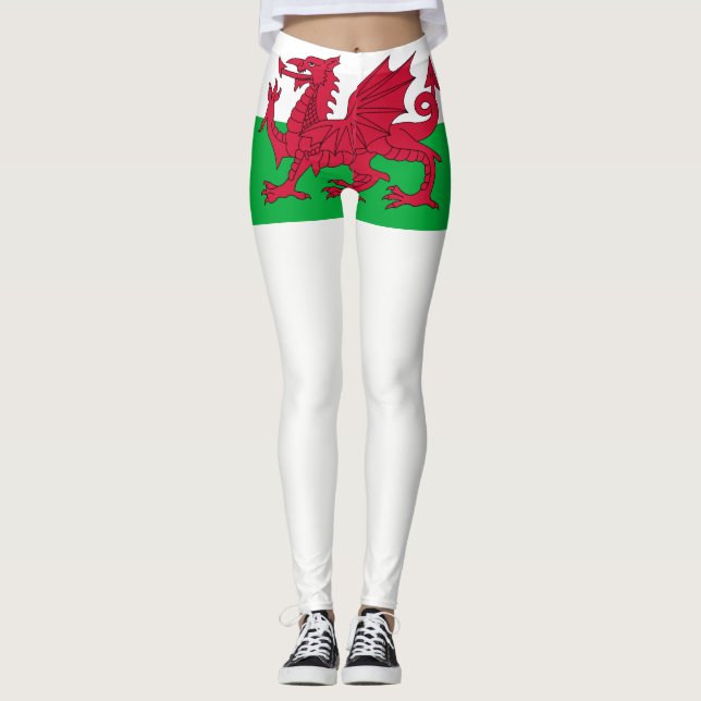 Leggings Drapeau du Pays de Galles (Devant)