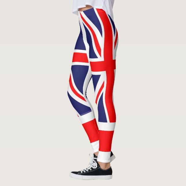 Leggings Drapeau du Royaume-Uni + vos idées (Gauche)