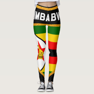 Leggings Drapeau du Zimbabwe
