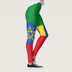 Leggings Drapeau Éthiopie