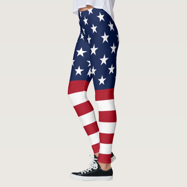 Leggings Drapeau étoilé USA (Gauche)
