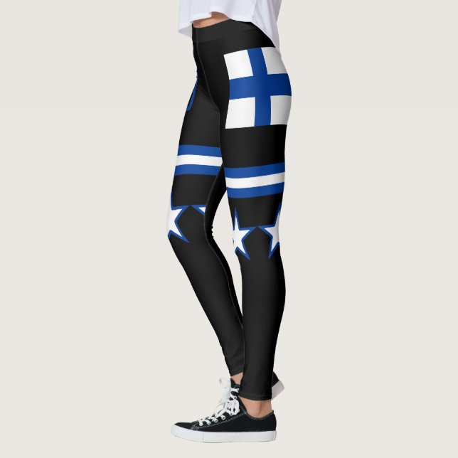 Leggings Drapeau Finlande (Gauche)