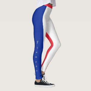 Leggings Drapeau français Tricolore, fan de mode / sport en