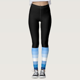 Leggings Drapeau Gay Male Pride (bleu)