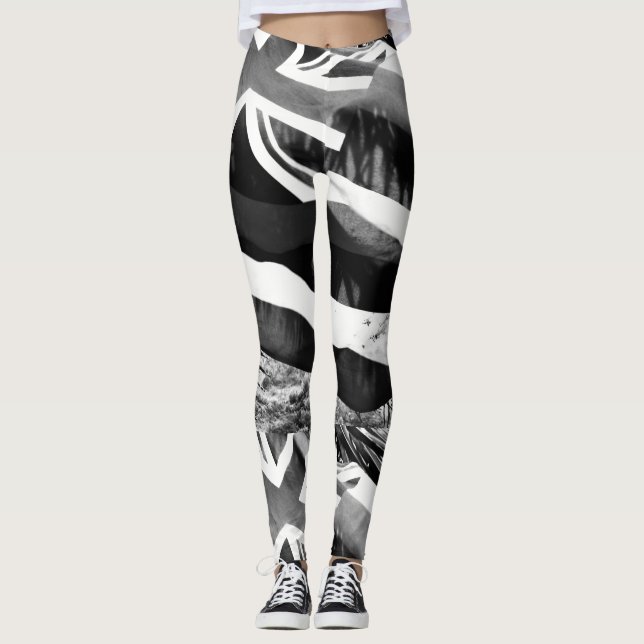 Leggings Drapeau hawaïen de Monotone (Devant)