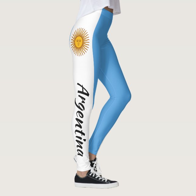 Leggings Drapeau impressionnant d'Argentin de l'Argentine (Droite)