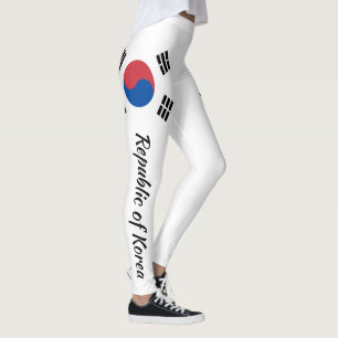 Leggings Drapeau impressionnant de Coréen de la Corée du