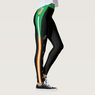 Leggings Drapeau irlandais de mode, patriotique