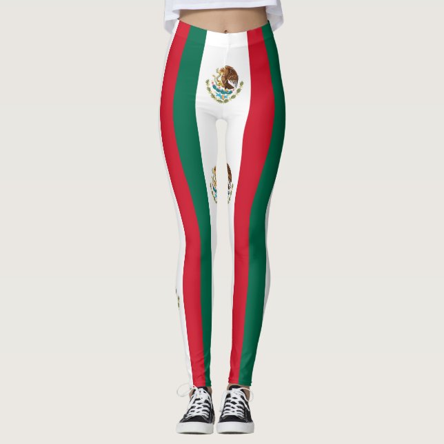 Leggings Drapeau mexicain (Devant)