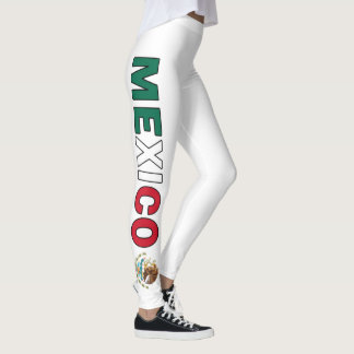 Leggings Drapeau mexicain Fête de l'Indépendance Légendes m