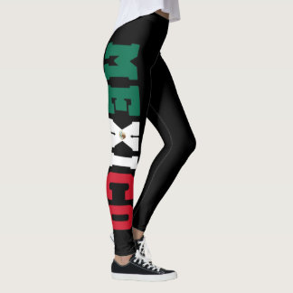 Leggings Drapeau mexicain Fête de l'Indépendance Légendes m