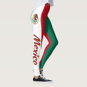 Leggings Drapeau mexicain impressionnant du Mexique