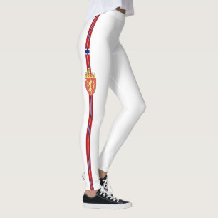 Leggings Drapeau norvégien et armoiries