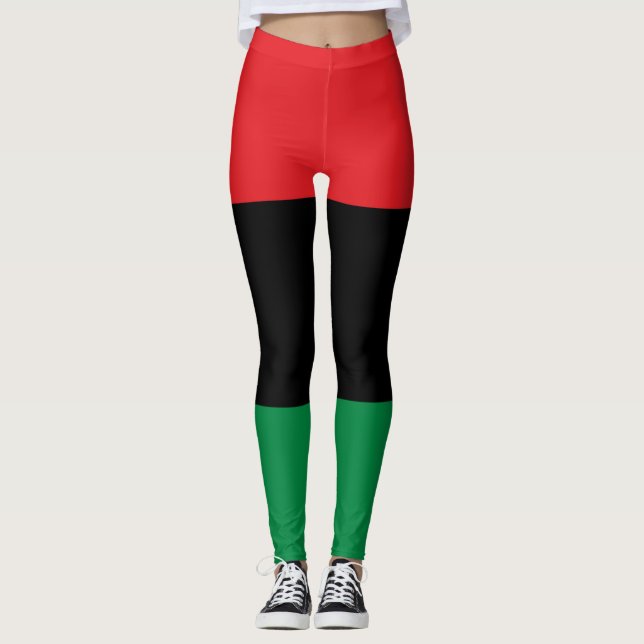 Leggings Drapeau panafricain (Devant)