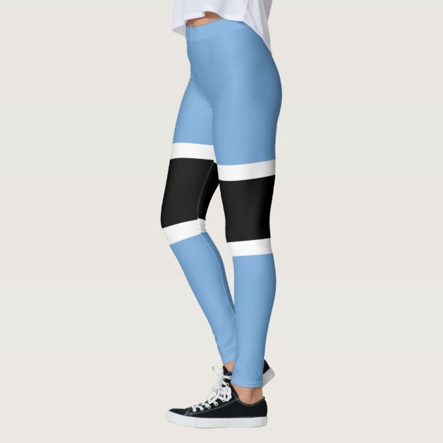 Leggings Drapeau patriotique du Botswana (Gauche)