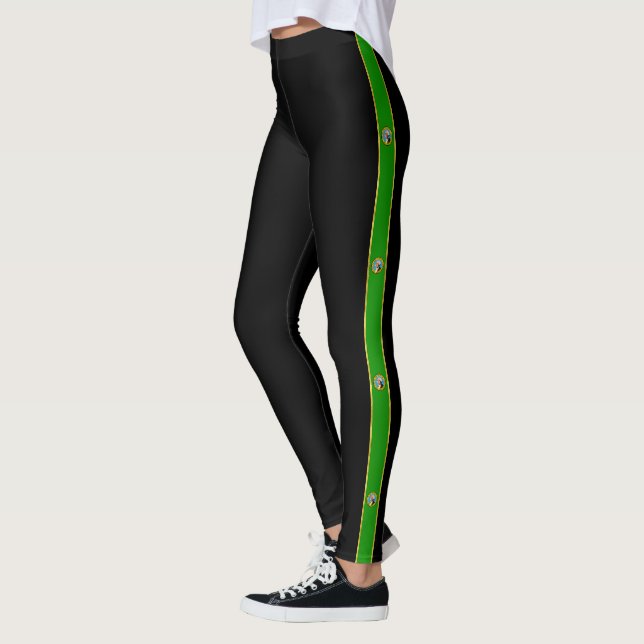 Leggings Drapeau rayé de Washington (Gauche)